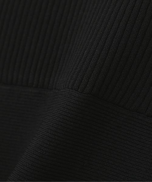 JILL by JILL STUART（ジルバイジルスチュアート）の「長袖ポロネックニットワンピース（ワンピース・レディース・ネイビー系1/ブラック系その他/ブルー・FREE）」の5枚目の写真