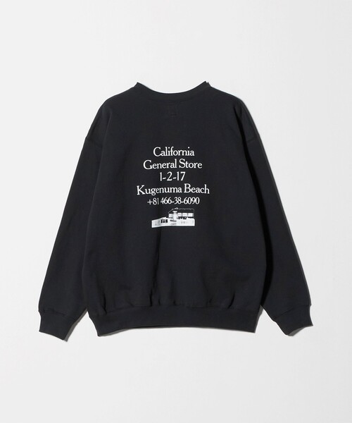 California General Store（California General Store）の「＜CGS.＞オーガニックコットン ストア プリント スウェット（スウェット・メンズ・ブラック/ライトブルー・XL/S/L/M）」の5枚目の写真
