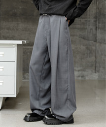 neos | 【neos】ルーズシルエット 深タック バルーン ワイド スラックス パンツ メンズ レディース(スラックス)
