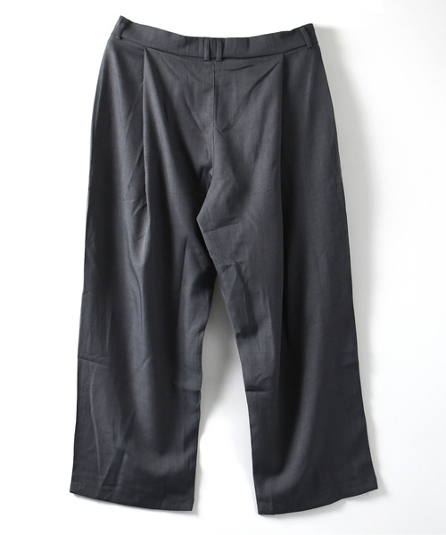 neos(ネオス)の「【neos】ルーズシルエット 深タック バルーン ワイド スラックス パンツ メンズ レディース(スラックス・メンズ・グレー/ブラック・XX-LARGE/X-LARGE/LARGE/MEDIUM/XXX-LARGE)」の16枚目の写真