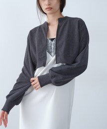 CODE A（コードエー）の「short zip sweat（スウェット）」