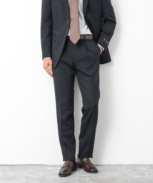 NOLLEY’S（ノーリーズ）の「《セットアップ》尾州 WOOL SUIT セットアップスーツ 25AW（テーラードジャケット・メンズ・グレー/ダークネイビー・44/46/50/48）」の3枚目の写真