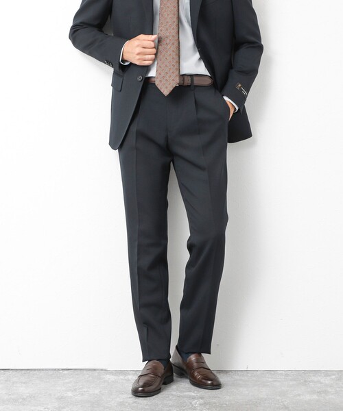 NOLLEY’S（ノーリーズ）の「《セットアップ》尾州 WOOL SUIT セットアップスーツ 25AW（テーラードジャケット・メンズ・グレー/ダークネイビー・44/46/50/48）」の4枚目の写真