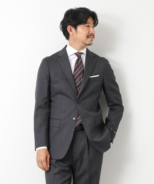 NOLLEY’S（ノーリーズ）の「《セットアップ》尾州 WOOL SUIT セットアップスーツ 25AW（テーラードジャケット・メンズ・グレー/ダークネイビー・44/46/50/48）」の21枚目の写真