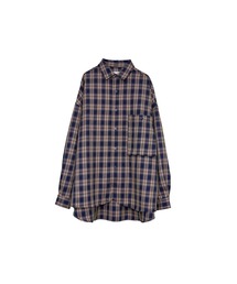 INTERPLAY | 【INTERPLAY】Regular Collar OverSize Shirt【Blur Check】(シャツ/ブラウス)
