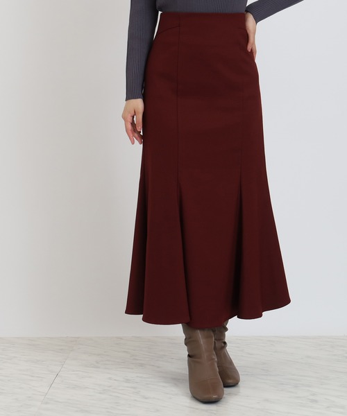 ASTORIA ODIER（アストリアオディール）の「バックスピンドルマーメイドスカート（スカート・レディース・ワイン/ライトグレー/ベージュ・MEDIUM/LARGE）」の16枚目の写真