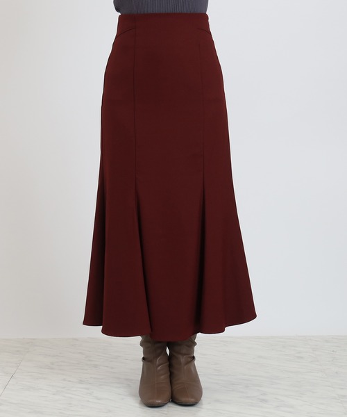 ASTORIA ODIER（アストリアオディール）の「バックスピンドルマーメイドスカート（スカート・レディース・ワイン/ライトグレー/ベージュ・MEDIUM/LARGE）」の19枚目の写真