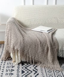 Fun & Daily（ファンアンドデイリー）の「F&D : ウェーブニットブランケット（ブランケット）」