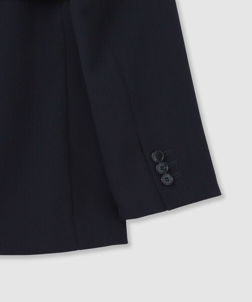 ANAYI（アナイ）の「【セットアップ対応商品】ポリウールノーカラーベルテッドジャケット（その他アウター・レディース・ブラック/ネイビー・36/38/34）」の16枚目の写真