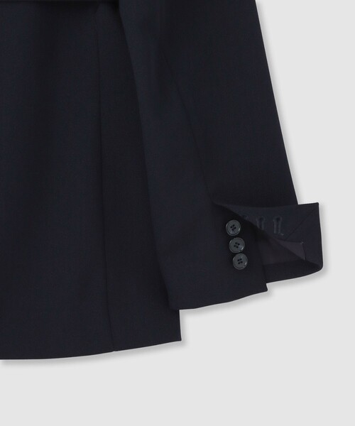 ANAYI（アナイ）の「【セットアップ対応商品】ポリウールノーカラーベルテッドジャケット（その他アウター・レディース・ブラック/ネイビー・36/38/34）」の17枚目の写真