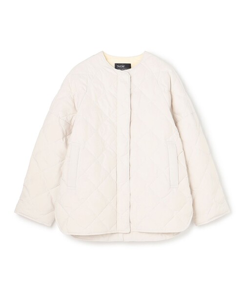 美品✨　TAION UNFILO キルティング ブルゾン ダウンジャケット　黒 自宅で洗濯OK / 軽量で暖かい】TAIONコラボ キルティングブルゾン