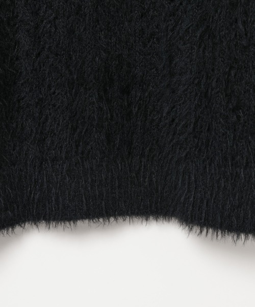 PAGEBOY(ページボーイ)の「ゆるフワニットワンピース(ワンピース・レディース・オフホワイト/ブラック・FREE)」の5枚目の写真