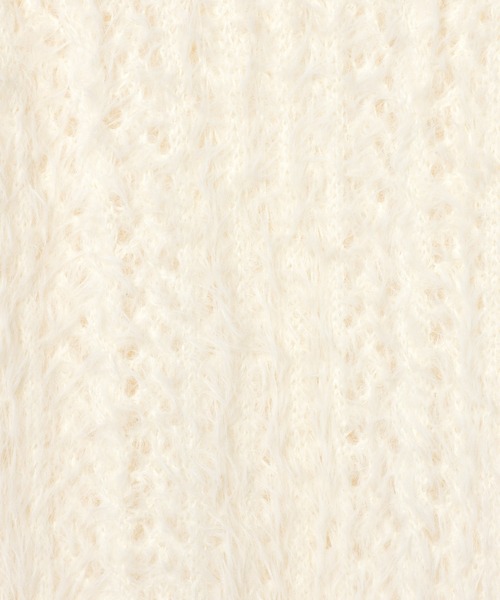 PAGEBOY(ページボーイ)の「ゆるフワニットワンピース(ワンピース・レディース・オフホワイト/ブラック・FREE)」の13枚目の写真