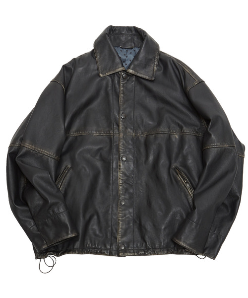 セール】DAMAGED SHEEP LEATHER JACKET（ブルゾン）｜CONVERSE TOKYO