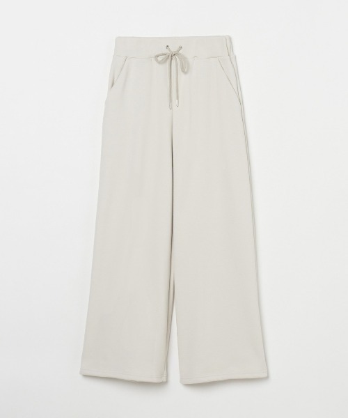 three dots(スリードッツ)の「ボアジャージー パンツ(その他パンツ・レディース・グレー系その他/ライトベージュ・SMALL/MEDIUM)」の1枚目の写真