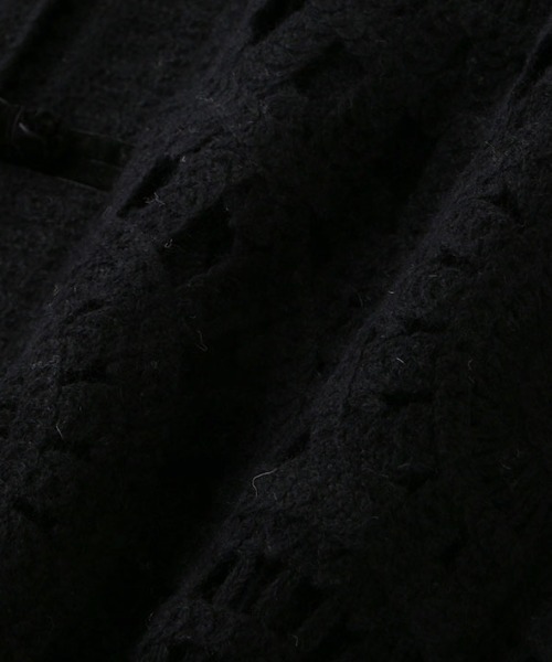 ETRE TOKYO（エトレトウキョウ）の「エンブロイダリーニットジャケット（ニット/セーター・レディース・ブラック/アイボリー・M/S）」の16枚目の写真