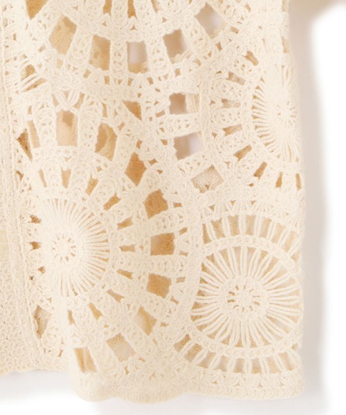 ETRE TOKYO（エトレトウキョウ）の「エンブロイダリーニットジャケット（ニット/セーター・レディース・ブラック/アイボリー・M/S）」の22枚目の写真