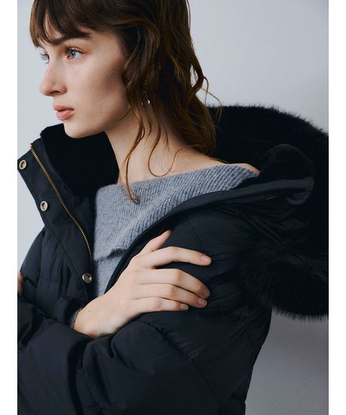 FRAY I.D（フレイアイディー）の「フードファーロングダウンコート