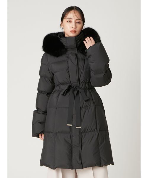 ちぃです。フードファーロングダウンコート フードファーロングダウンコート（ダウンジャケット/コート）｜FRAY