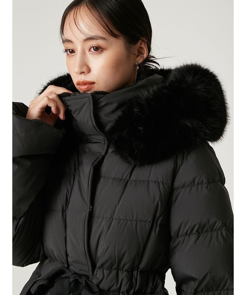 FRAY I.D（フレイアイディー）の「フードファーロングダウンコート