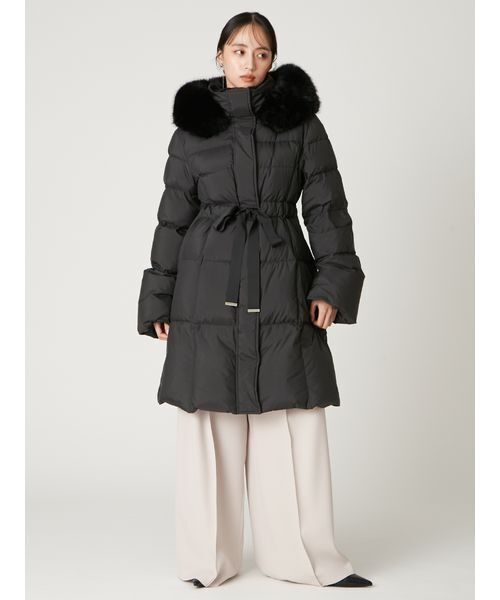 フードファーロングダウンコート（ダウンジャケット/コート）｜FRAY