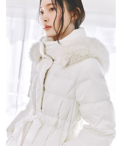 フードファーロングダウンコート（ダウンジャケット/コート）｜FRAY