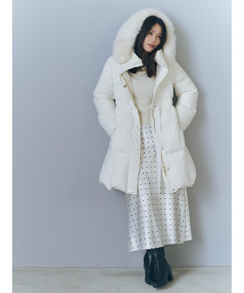 フードファーロングダウンコート（ダウンジャケット/コート）｜FRAY