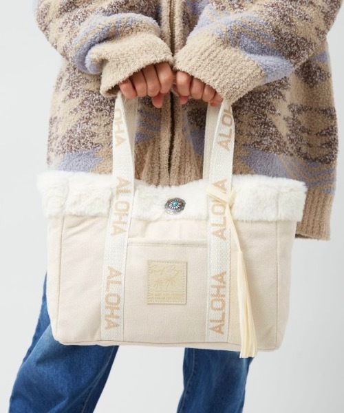 Kahiko（カヒコ）の「【Kahiko】サーフムートミニトートバッグ（トートバッグ・レディース・ブラウン/ベージュ/グレー・FREE）」の5枚目の写真