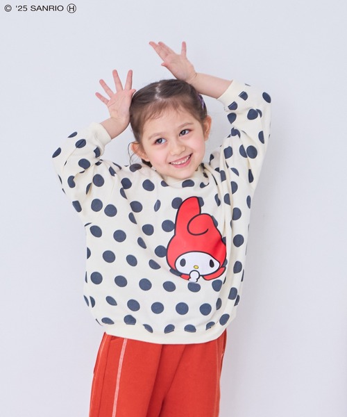 sanrio(산리오)의 「【마이 멜로디】별주 프린트 트레이너(스웨트)」｜화이트계 그 외