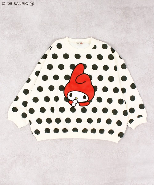 sanrio（サンリオ）の「【マイメロディ】別注プリントトレーナー（スウェット・キッズ・ホワイト系その他・80/90/100/110/120/130/140）」の8枚目の写真