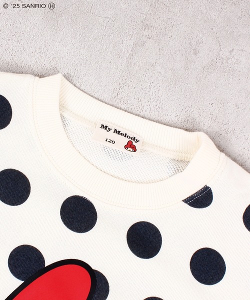 sanrio（サンリオ）の「【マイメロディ】別注プリントトレーナー（スウェット・キッズ・ホワイト系その他・80/90/100/110/120/130/140）」の10枚目の写真