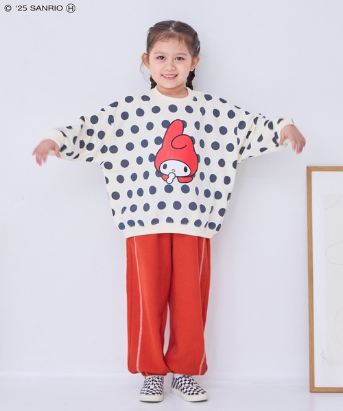 sanrio(산리오)의 「【마이 멜로디】별주 프린트 트레이너(스웨트)」｜상세 이미지