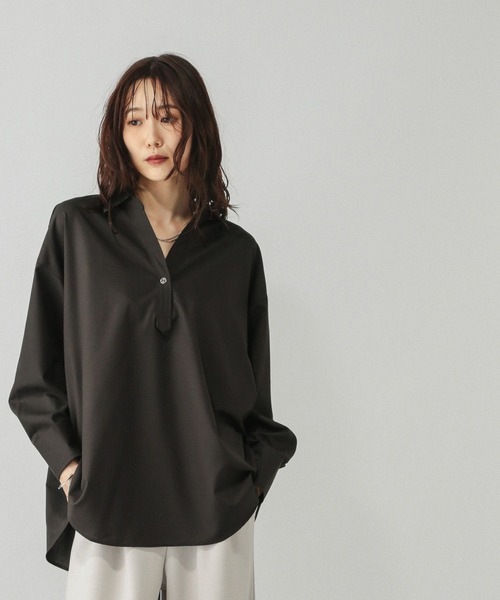 セール】スキッパーシャツ/599629（シャツ/ブラウス）｜GLOBAL WORK