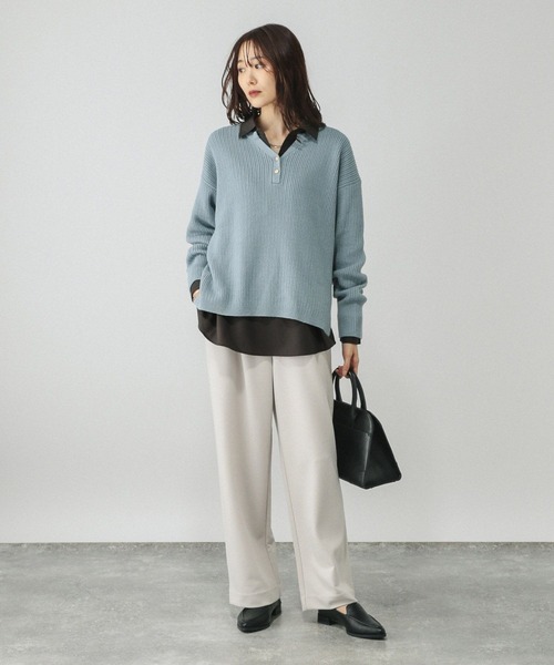 セール】スキッパーシャツ/599629（シャツ/ブラウス）｜GLOBAL WORK