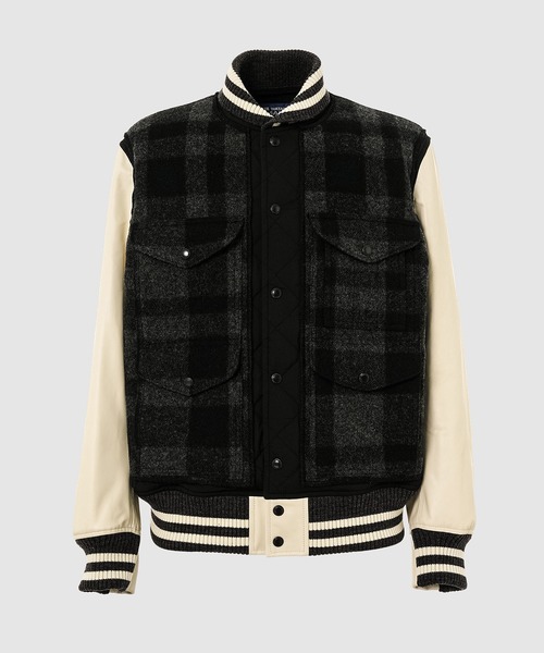 FILSON」W-NAME MACKINAW WOOL VARSITY JACKET（スタジャン）｜JUNYA