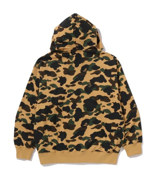 1ST CAMO BAPE LOGO RHINESTONE RELAXED FIT FULL ZIP HOODIE