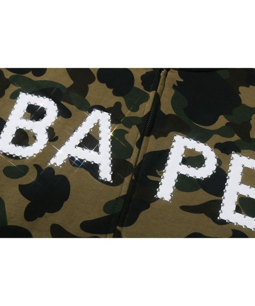 I BAPE X ROLLINGSTONES カモフラージュ 七分袖 Lサイズ A BATHING APE 1st CAMO 猿迷彩 スノボ ジャケット カモ マウンテン