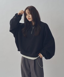 Lui's（ルイス）の「【WEB限定】ワイドボリュームショートスウェット（スウェット）」