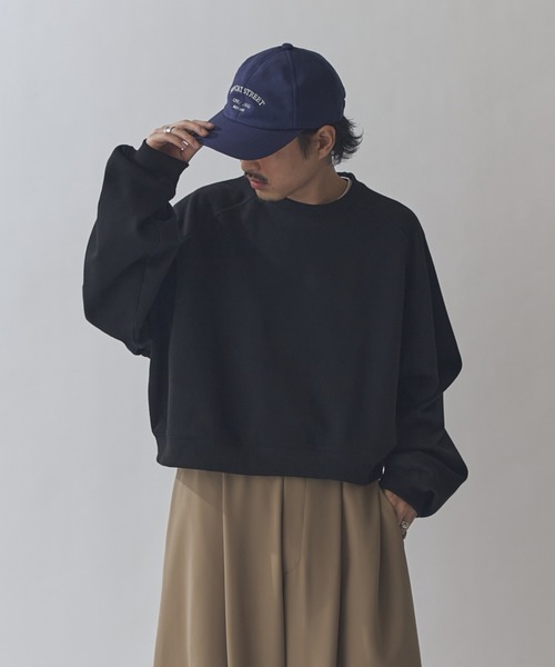 WEB限定】ワイドボリュームショートスウェット（スウェット）｜Lui's
