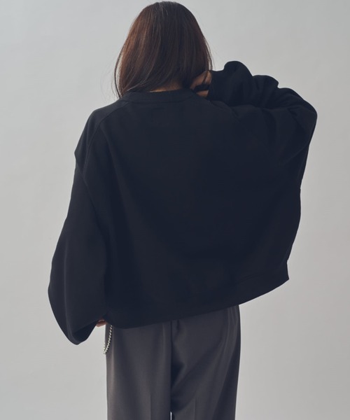 Lui's(ルイス)の「【WEB限定】ワイドボリュームショートスウェット(スウェット・メンズ・グレー/ブラック・S/M)」の11枚目の写真