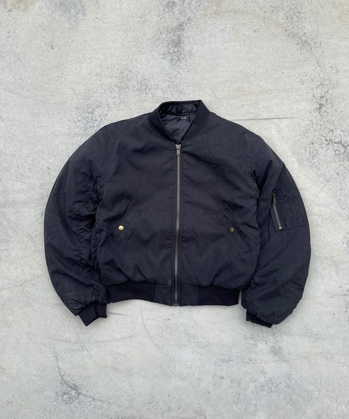 MandO(Auntie Rosa)(エムオー)の「ビッグアーム2WAYフライトジャケット(ブルゾン・メンズ・ブラウン/ブラック・MEDIUM/LARGE)」の8枚目の写真