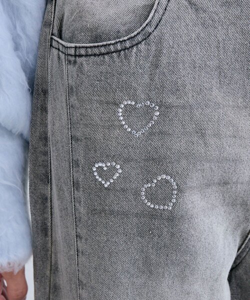 OLIVE des OLIVE(オリーブデオリーブ)の「ワイドデニムパンツ(デニムパンツ・レディース・グレー/ブルー・MEDIUM/SMALL)」の14枚目の写真