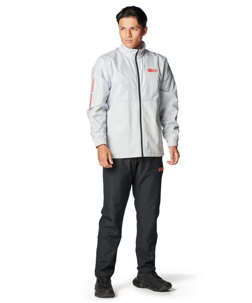 UNDER ARMOUR(アンダーアーマー)の「UAトリコット ラインド ウーブン ジャケット(トレーニング/メンズ)(その他アウター・メンズ・グレー・2XL/L/3XL/XL/M/S)」の3枚目の写真