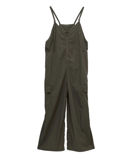 GARAGE OF GOOD CLOTHING（ガレージオブグッドクロージング）の「フロントファスナーオールインワン（サロペット/オーバーオール・レディース・ダークカーキ/ブラック・FREE）」の13枚目の写真