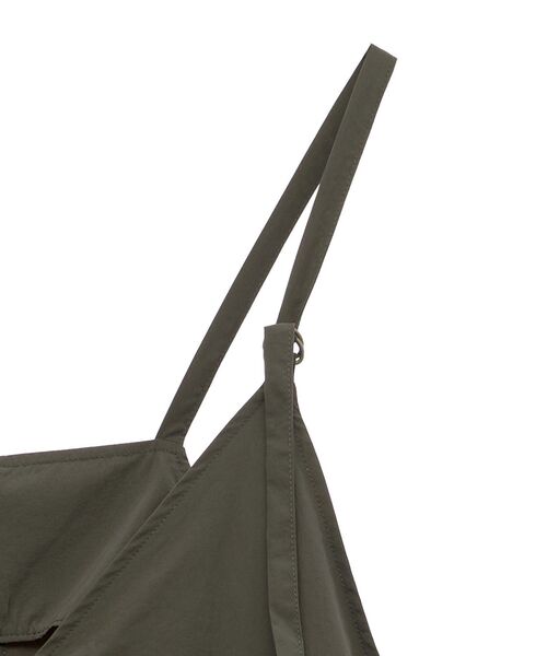 GARAGE OF GOOD CLOTHING（ガレージオブグッドクロージング）の「フロントファスナーオールインワン（サロペット/オーバーオール・レディース・ダークカーキ/ブラック・FREE）」の16枚目の写真