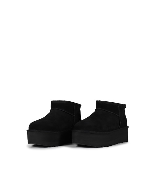 UGG（アグ）の「CLASSIC ULTRA MINI PLATFORM（スニーカー・レディース・ブラック/ブラウン・23cm/24cm/25cm）」の5枚目の写真