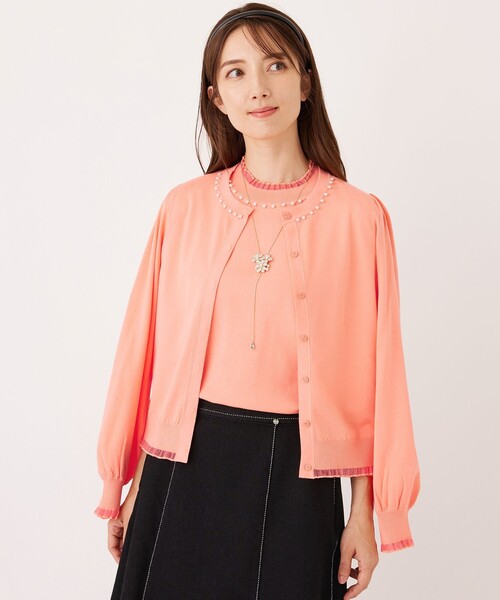 シアーレイヤー カーディガン（カーディガン/ボレロ）｜TO BE CHIC