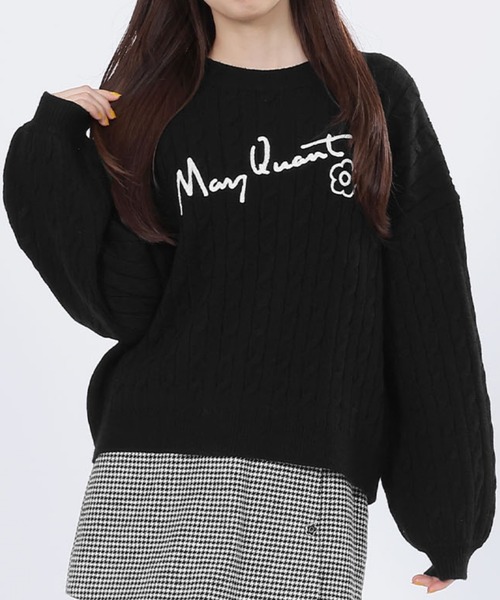 マリー MARY MARY MARY/マリマリマリー×PUBLUX ドロ ジャガードニット【限定