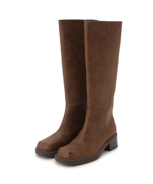 ミラオーウェン　インヒールニーハイブーツ37 ミラオーウェン インヒールニーハイブーツ37 - メルカリ