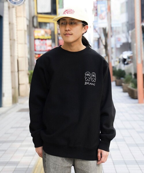 TOKYO CULTUART by BEAMS（トウキョウカルチャートバイビームス）の「matsui / BEAMS Sweat（スウェット・メンズ・ライトグレー/ブラック・LARGE/MEDIUM/X-LARGE）」の9枚目の写真